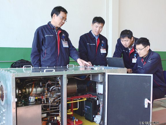 国内首台WD18微型燃气轮机发电机组研制成功
