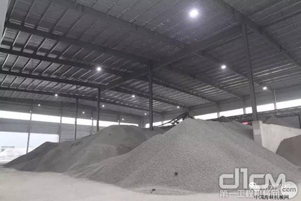 杭州恒瑞的料场采取独立封闭式设计